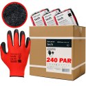 Rękawice Robocze MERCATOR Tech Red+Black Latex - 240 Par (10 - XL)