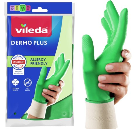 Rękawice Vileda Dermo Plus (9 - L)