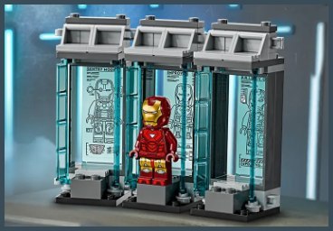 76315 - LEGO Super Heroes - Laboratorium Iron Mana: Zbrojownia