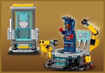 76315 - LEGO Super Heroes - Laboratorium Iron Mana: Zbrojownia