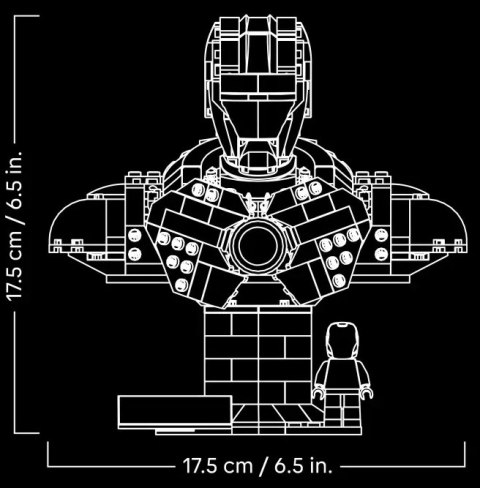 76327 - LEGO Super Heroes - Popiersie Iron Mana MK4