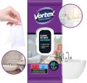 VORTEX Chusteczki nawilżane do łazienki, flip top, 48 sztuk
