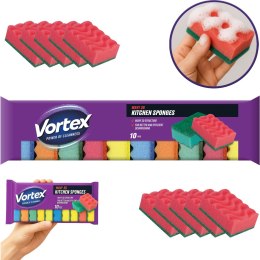 VORTEX Gąbki kuchenne 3D Wave 10 szt.