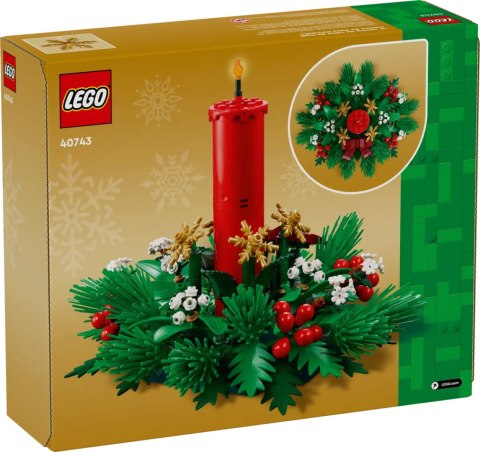40743 - LEGO Pozostałe serie - Świąteczna dekoracja stołu