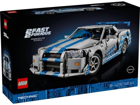 42210 - LEGO Technic - Samochód Nissan Skyline GT-R (R34) z filmu Za szybcy, za wściekli