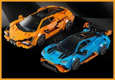 77238 - LEGO Speed Champions - Lamborghini Revuelto i Huracán STO