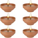 BISPOL - Znicz Ceramiczny Otwarty C003 - 6 szt.