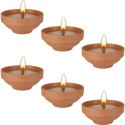 BISPOL - Znicz Ceramiczny Otwarty C003 - 6 szt.