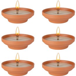 BISPOL - Znicz Ceramiczny Otwarty C004 - 6 szt.