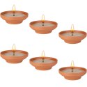 BISPOL - Znicz Ceramiczny Otwarty C004 - 6 szt.