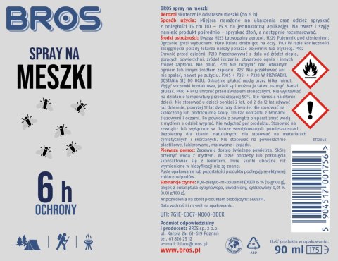 BROS - spray na meszki 90ml