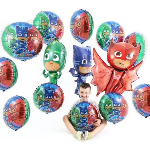 Balon Foliowy - PJ MASKS Gekko Pidżamersi Greg Gekson zielony