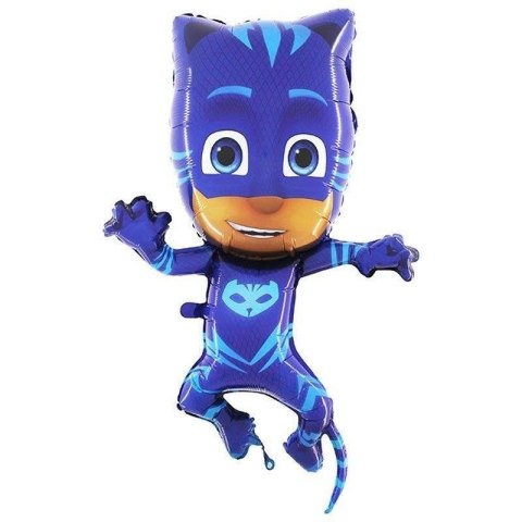 Balon Foliowy - PJ MASKS Pidżamersi Connor Kotboy niebieski