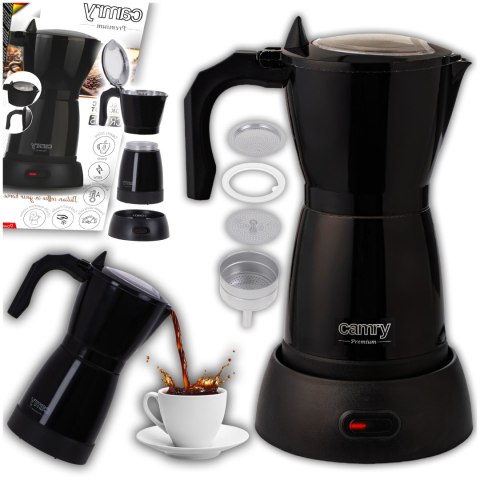 Kawiarka Elektryczna Moka CAMRY CR 4415 Black