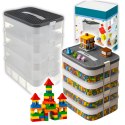 Pudełko Na Klocki- 4 Poziomy 29L Kruzzel 25758