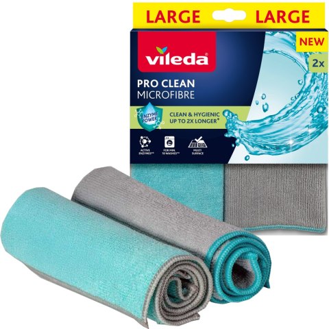 Ściereczka z mikrofibry z enzymami Vileda Pro Clean 2 szt.
