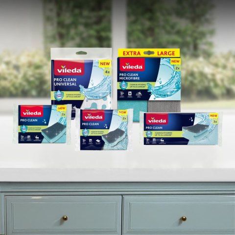 Ściereczka z mikrofibry z enzymami Vileda Pro Clean 2 szt.