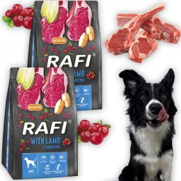 Sucha Karma Dla Psa RAFI Adult z Jagnięciną 3 kg - 2 szt.