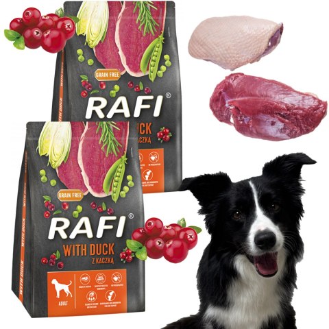 Sucha Karma Dla Psa RAFI Adult z Kaczką 3 kg - 2 szt.