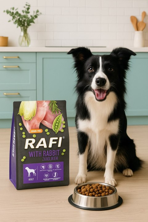 Sucha Karma Dla Psa RAFI Adult z Królikiem 3 kg - 2 szt.