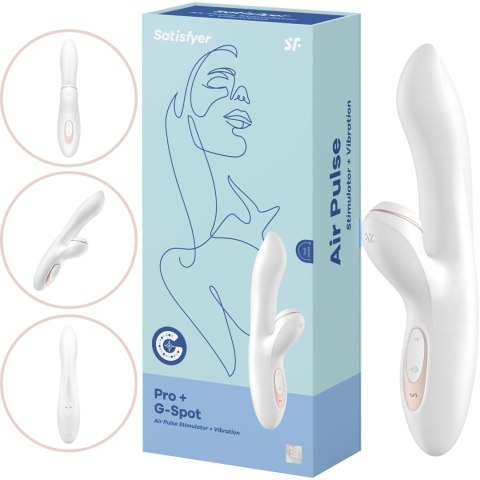 Wibrator Pro+ G-Spot I Łechtaczka Silne Wibracje 2w1 Stymulator Masażer