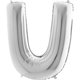 Balon Foliowy Litera 40' U srebrna