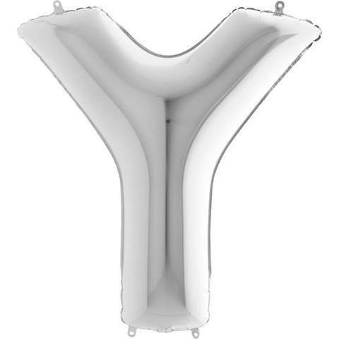 Balon Foliowy Litera 40' Y srebrna