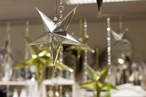 Gwiazda papierowa, 45cm, złoty