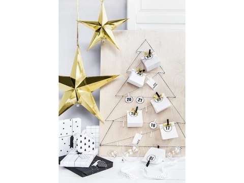 Gwiazda papierowa, 70cm, złoty