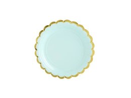 Talerzyki, miętowy, 18 cm (1 op. / 6 szt.)