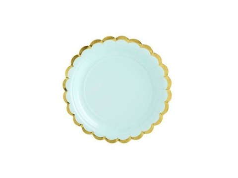 Talerzyki, miętowy, 18 cm (1 op. / 6 szt.)