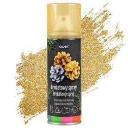 Brokatowy spray dekoracyjny, złoty, brokatowy 100 ml