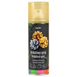 Brokatowy spray dekoracyjny, złoty, brokatowy 100 ml