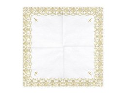 Serwetki z ornamentem, 33x33cm, złoty (1 op. / 20 szt.)