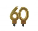 Świeczka na tort 60 urodziny, liczba „60"