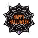 Balon Foliowy Halloween Sieć Pająka holo 46 cm