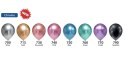 Balony lateksowe Chrome miedziane, 12,5 cm, 100 szt.