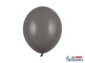 Balony lateksowe Strong, Ciemno Szare, Pastel Grey, 30cm, 100 szt.