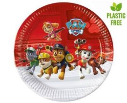 Talerzyki papierowe Psi Patrol 23cm, 8 szt.