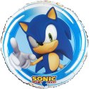 Balon foliowy Sonic okrągły 46 cm
