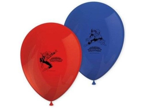 Balony lateksowe Spider-Man mix 28cm, 8 szt.
