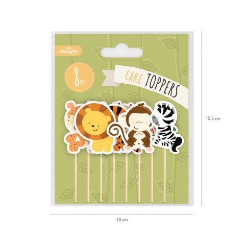 Toppery zwierzątka, zoo 8 sztuk