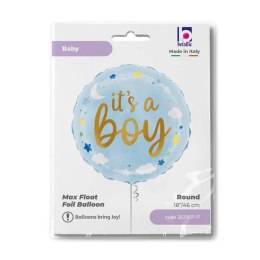 Balon Foliowy - Niebieski It's A Boy 46 cm