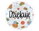 Balon foliowy Dziękuję, podziękowania 46cm