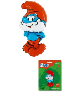 Balon foliowy Grabo, Papa Smerf, pakowany 107 cm