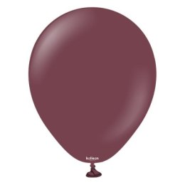 Balony lateksowe Burgundy, bordowy 45cm, 25 szt.