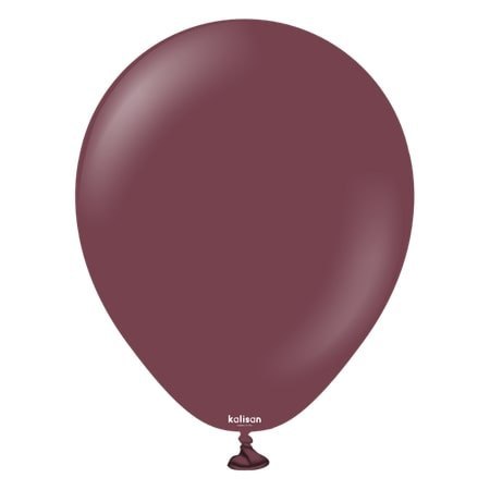 Balony lateksowe Burgundy, bordowy 45cm, 25 szt.