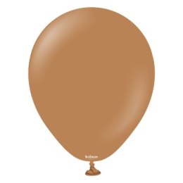Balony lateksowe Kalisan Caramel Brown, brązowe 30cm, 100 szt.