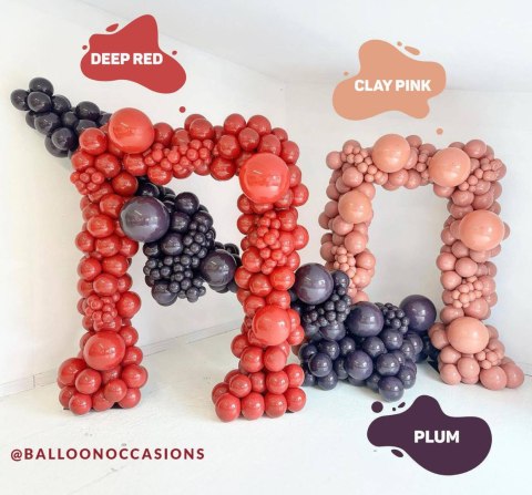 Balony lateksowe Kalisan Plum, fioletowy 30cm, 100 szt.