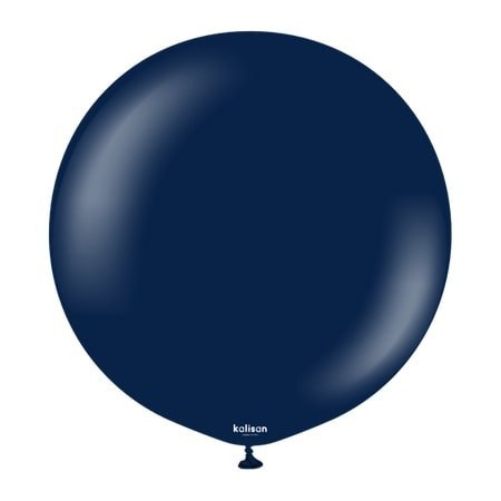 Balony lateksowe Navy, granat 60 cm, 2 szt.